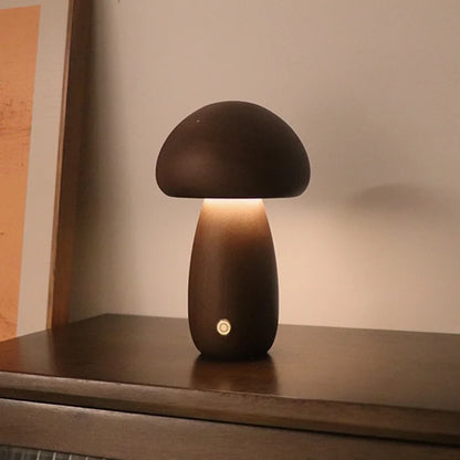 Mushroom LED Nachttischlampe – Dimmbar & Wiederaufladbar